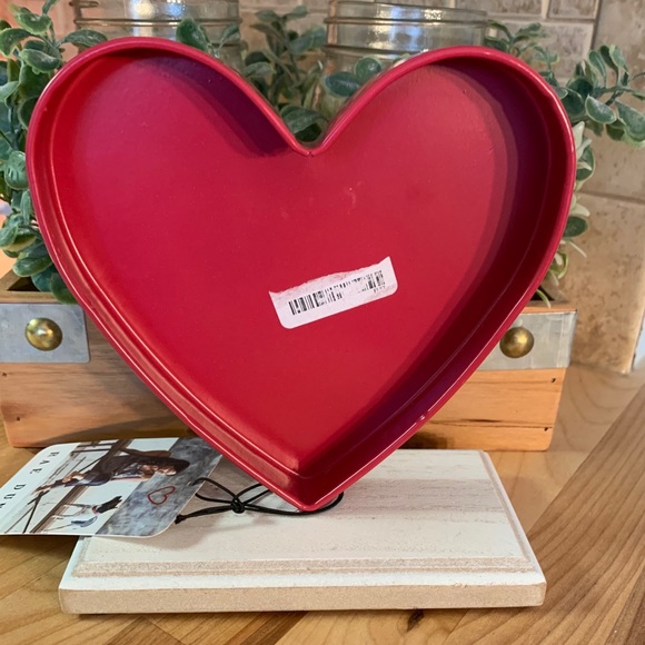RAE DUNN METAL / WOOD “NANA” HEART SIGN STAND - Picture 2 of 7